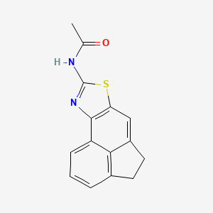 molecular formula C15H12N2OS B2838528 N-(4,5-dihydroacenaphtho[5,4-d]thiazol-8-yl)acetamide CAS No. 477325-61-4