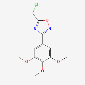 5-(Chloromethyl)-3-(3,4,5-trimethoxyphenyl)-1,2,4-oxadiazole