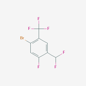 1-Bromo-4-(difluoromethyl)-5-fluoro-2-(trifluoromethyl)benzene