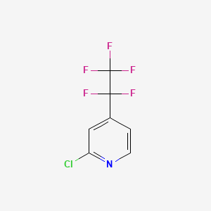 2-Chloro-4-(pentafluoroethyl)pyridine