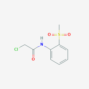 2-chloro-N-[2-(methylsulfonyl)phenyl]acetamide