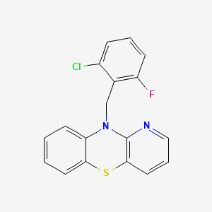 10-(2-chloro-6-fluorobenzyl)-10H-pyrido[3,2-b][1,4]benzothiazine