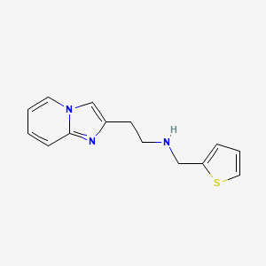 (2-Imidazo[1,2-a]pyridin-2-ylethyl)(2-thienylmethyl)amine