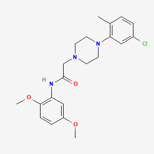 N-(2,5-Dimethoxyphenyl)-2-(4-(5-chloro-2-methylphenyl)piperazinyl)ethanamide