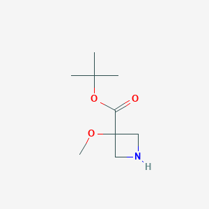 Tert-butyl 3-methoxyazetidine-3-carboxylate