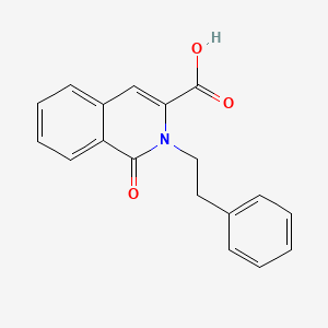 1-Oxo-2-phenethyl-1,2-dihydroisoquinoline-3-carboxylic acid