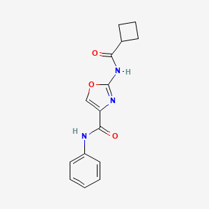 2-(cyclobutanecarboxamido)-N-phenyloxazole-4-carboxamide