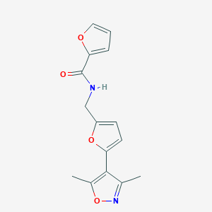 N-{[5-(3,5-dimethyl-1,2-oxazol-4-yl)furan-2-yl]methyl}furan-2-carboxamide