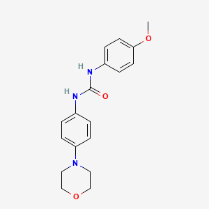 1-(4-Methoxyphenyl)-3-[4-(morpholin-4-yl)phenyl]urea