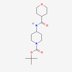 tert-Butyl 4-[(tetrahydro-2H-pyran-4-carbonyl)amino]piperidine-1-carboxylate