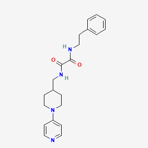 N1-phenethyl-N2-((1-(pyridin-4-yl)piperidin-4-yl)methyl)oxalamide