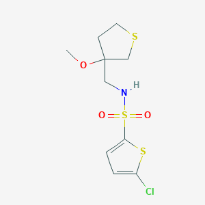 5-chloro-N-((3-methoxytetrahydrothiophen-3-yl)methyl)thiophene-2-sulfonamide
