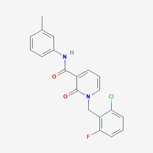 1-(2-chloro-6-fluorobenzyl)-2-oxo-N-(m-tolyl)-1,2-dihydropyridine-3-carboxamide