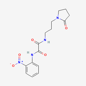 N'-(2-nitrophenyl)-N-[3-(2-oxopyrrolidin-1-yl)propyl]oxamide