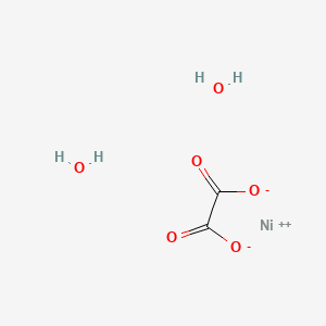molecular formula C2H4NiO6 B2838905 Nickel(II) oxalate dihydrate CAS No. 6018-94-6