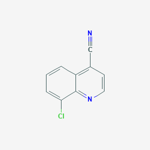 molecular formula C10H5ClN2 B2838914 8-Chloroquinoline-4-carbonitrile CAS No. 949535-26-6