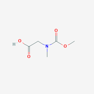 molecular formula C5H9NO4 B2838984 2-[(Methoxycarbonyl)(methyl)amino]acetic acid CAS No. 116714-27-3