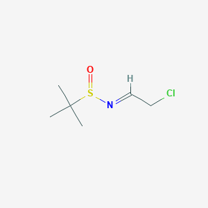 molecular formula C6H12ClNOS B2839070 N-(2-chloroethylidene)-tert-butylsulfinamide CAS No. 1036645-69-8