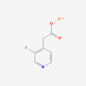 molecular formula C7H5FLiNO2 B2839301 lithium(1+)ion2-(3-fluoropyridin-4-yl)acetate CAS No. 2378501-58-5