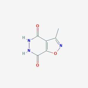 3-Methyl-5,6-dihydroisoxazolo[4,5-d]pyridazine-4,7-dione