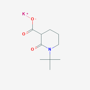 molecular formula C10H16KNO3 B2839489 potassium 1-tert-butyl-2-oxopiperidine-3-carboxylate CAS No. 2413897-06-8