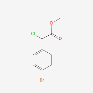 molecular formula C9H8BrClO2 B2839518 Methyl 2-(4-bromophenyl)-2-chloroacetate CAS No. 124573-93-9