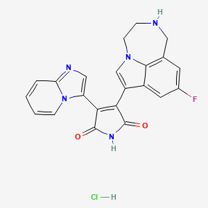 molecular formula C22H17ClFN5O2 B2839566 GSK-3 inhibitor 1 