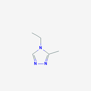 molecular formula C5H9N3 B2839567 4-ethyl-3-methyl-4H-1,2,4-triazole CAS No. 59781-02-1