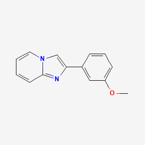 molecular formula C14H12N2O B2839800 2-(3-Methoxyphenyl)imidazo[1,2-a]pyridine CAS No. 205655-15-8