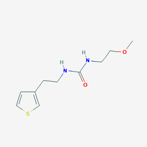 B2839875 1-(2-Methoxyethyl)-3-(2-(thiophen-3-yl)ethyl)urea CAS No. 1251577-62-4