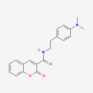 molecular formula C20H20N2O3 B2839890 N-(4-(dimethylamino)phenethyl)-2-oxo-2H-chromene-3-carboxamide CAS No. 953167-51-6