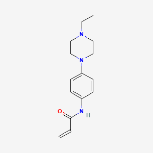 molecular formula C15H21N3O B2839892 N-[4-(4-ethylpiperazin-1-yl)phenyl]prop-2-enamide CAS No. 2270918-45-9