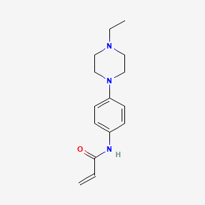 N-[4-(4-ethylpiperazin-1-yl)phenyl]prop-2-enamide