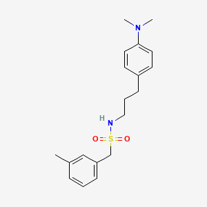 N-(3-(4-(dimethylamino)phenyl)propyl)-1-(m-tolyl)methanesulfonamide