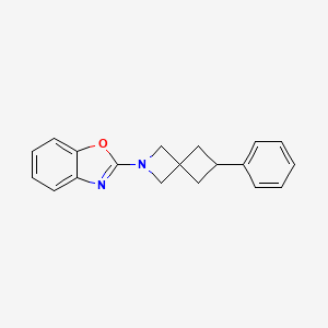 2-(6-Phenyl-2-azaspiro[3.3]heptan-2-yl)-1,3-benzoxazole