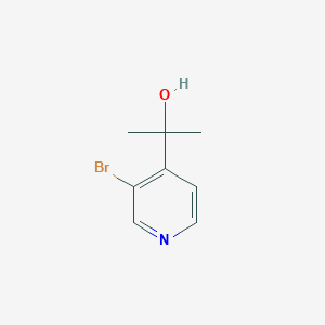 molecular formula C8H10BrNO B2839939 2-(3-Bromopyridin-4-yl)propan-2-ol CAS No. 1240605-46-2