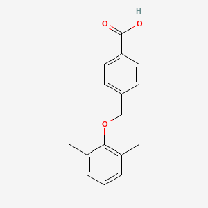 B2840080 4-[(2,6-Dimethylphenoxy)methyl]benzoic acid CAS No. 149288-34-6