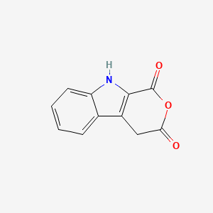 molecular formula C11H7NO3 B2840090 4,9-Dihydropyrano[3,4-b]indole-1,3-dione CAS No. 60442-29-7