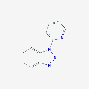 molecular formula C11H8N4 B028401 1-(2-Pyridinyl)benzotriazole CAS No. 13174-93-1