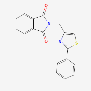 2-((2-Phenylthiazol-4-yl)methyl)isoindoline-1,3-dione