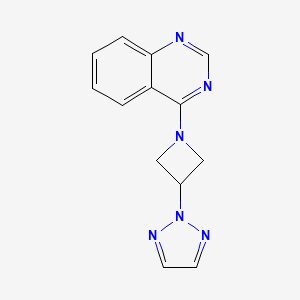 4-[3-(Triazol-2-yl)azetidin-1-yl]quinazoline