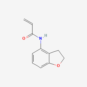 B2840215 N-(2,3-Dihydro-1-benzofuran-4-yl)prop-2-enamide CAS No. 2109653-79-2