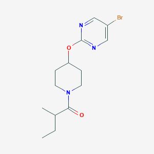 1-[4-(5-Bromopyrimidin-2-yl)oxypiperidin-1-yl]-2-methylbutan-1-one