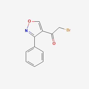 Ethanone, 2-bromo-1-(3-phenyl-4-isoxazolyl)-