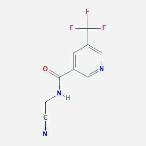N-(cyanomethyl)-5-(trifluoromethyl)pyridine-3-carboxamide