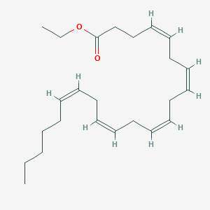 molecular formula C24H38O2 B2840238 ethyl (4Z,7Z,10Z,13Z,16Z)-docosapentaenoate CAS No. 142828-42-0