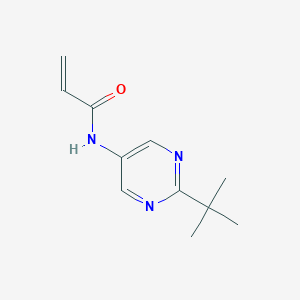 molecular formula C11H15N3O B2840241 N-(2-Tert-butylpyrimidin-5-yl)prop-2-enamide CAS No. 2224468-45-3