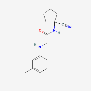 N-(1-cyanocyclopentyl)-2-[(3,4-dimethylphenyl)amino]acetamide