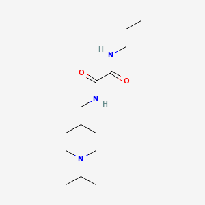 N1-((1-isopropylpiperidin-4-yl)methyl)-N2-propyloxalamide