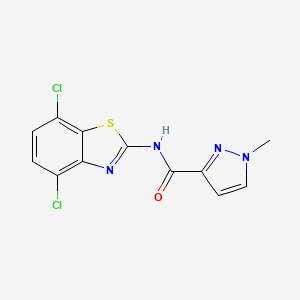 N-(4,7-dichlorobenzo[d]thiazol-2-yl)-1-methyl-1H-pyrazole-3-carboxamide